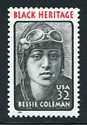 Bessie Coleman Issue Black Heritage #18 United States, 1995